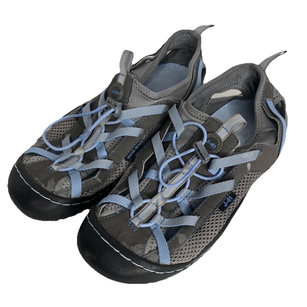 J-41 Jeep Arries Water Ready Shoes Sneakers Blue Gray Women's 7.5 Outdoor Beach